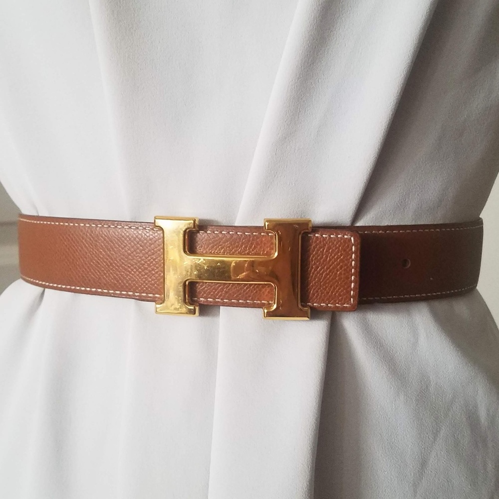 SALE Hermes 32mm H Logo Belt Constance